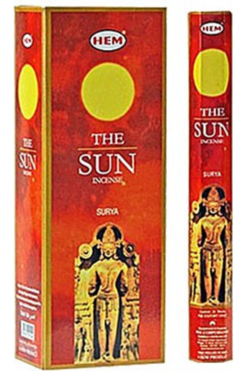 Hem Hexa Sun Incense, 20 Sticks Pack