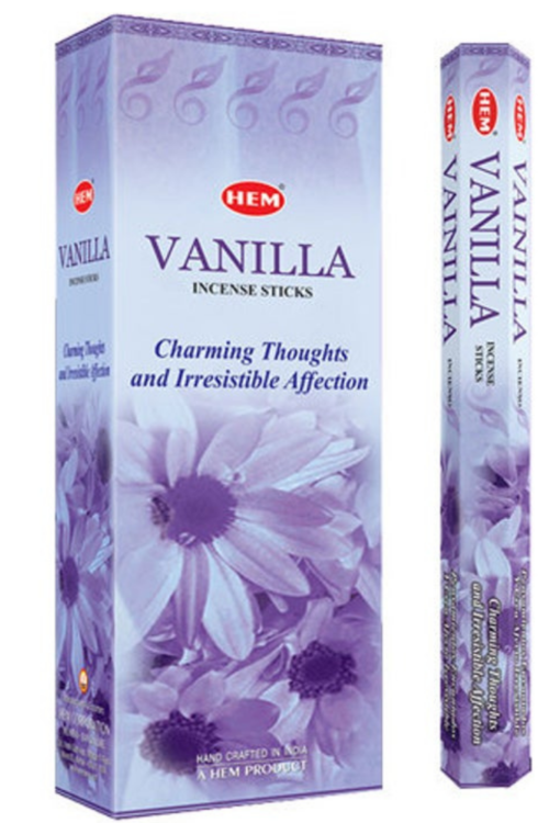 Hem Hexa Vanilla Incense, 20 Sticks Pack