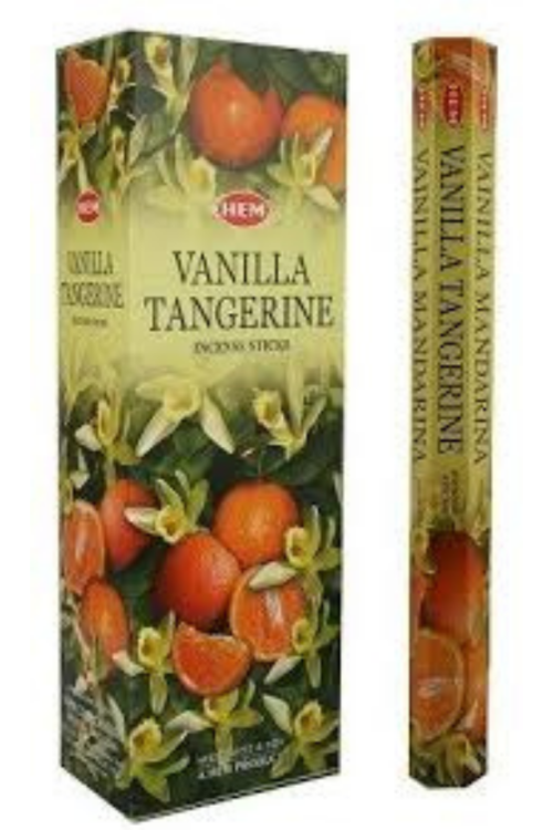 Hem Hexa Vanilla Tangerine Incense, 20 Sticks Pack