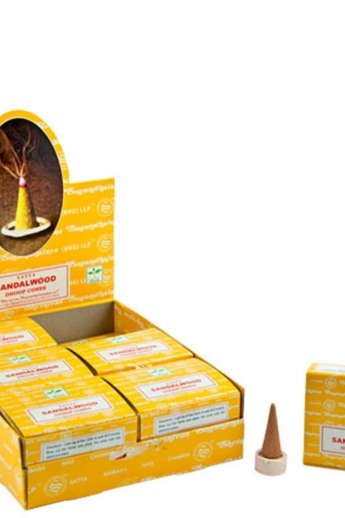 Satya Sandalwood Dhoop Cone Incense