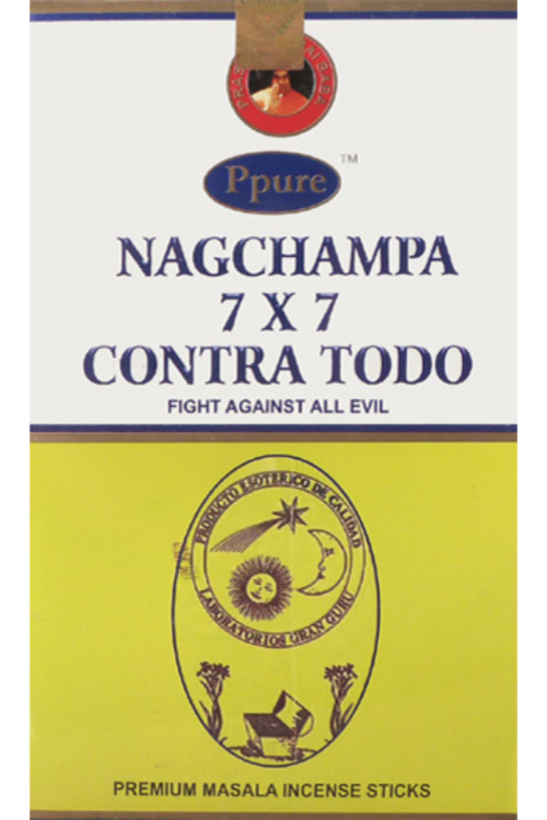 Ppure-Nagchampa 7×7 Contra Todo Incense Sticks