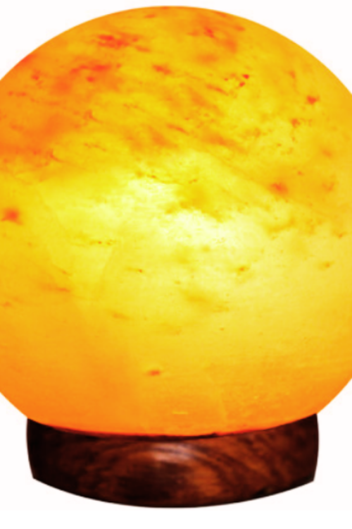 Round Natural Himalayan Salt Lamp