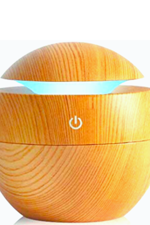 Aroma Essential Oil Diffuser, 130ml Ultrasonic Humidifier with LED Night Light