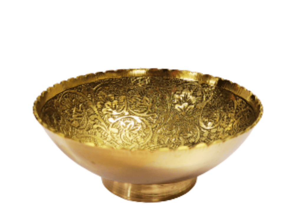 Brass Vintage Snack Candy Bowl