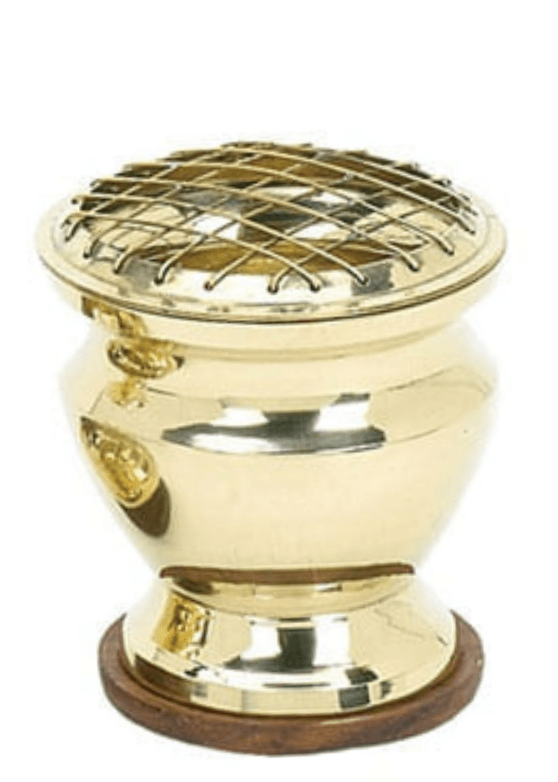 Brass Screen Charcoal Burner (3'')