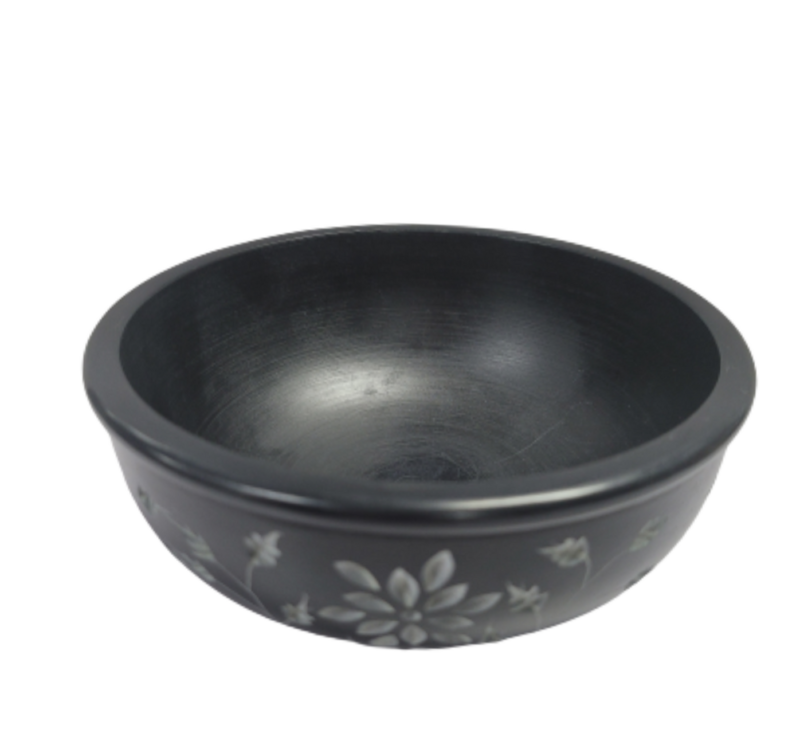 Soapstone Smudging Bowl, Incense, Sage, and Charcoal Burner