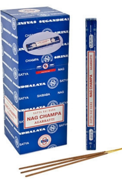 Satya Nag Champa Incense – 10 Gram Pack (25 Packs Per Box)