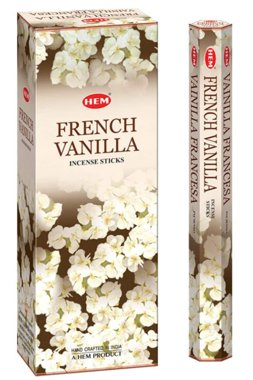 Hem Hexa  French Vanilla Incense, 20 Sticks Pack