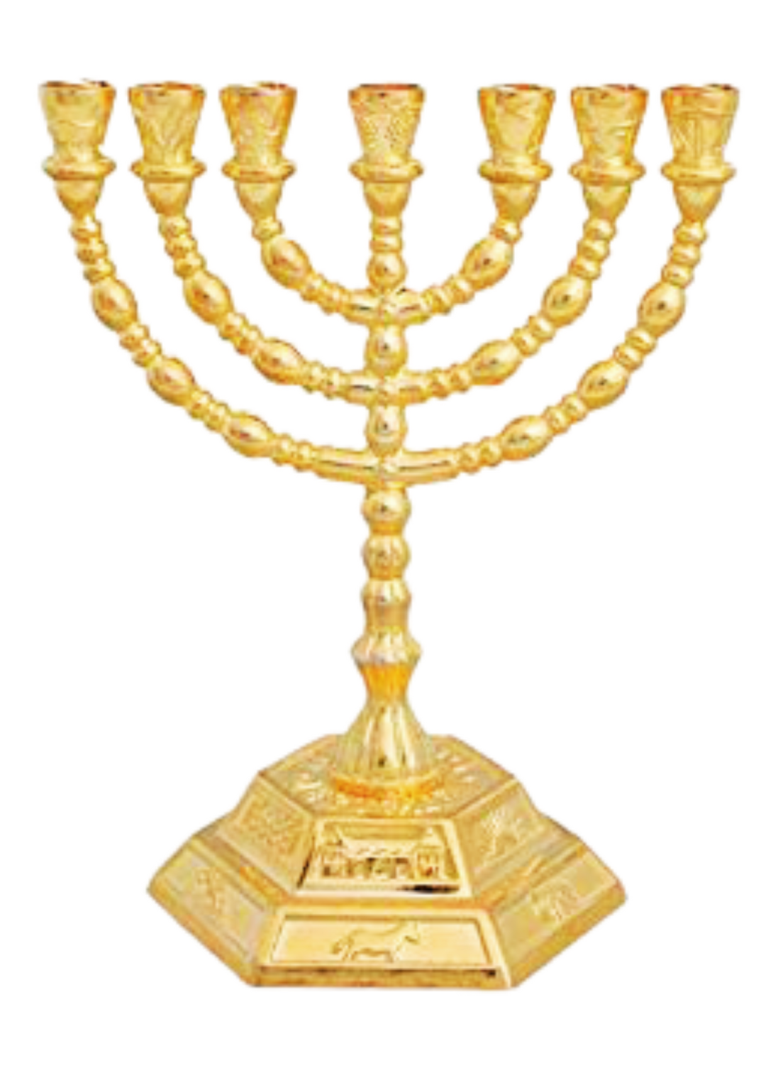 Brass Candle Menorah