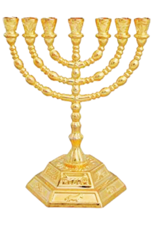 Brass Candle Holder Menorah