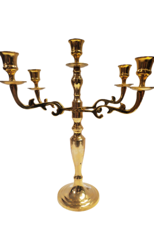 Brass Pilar Candle Holder