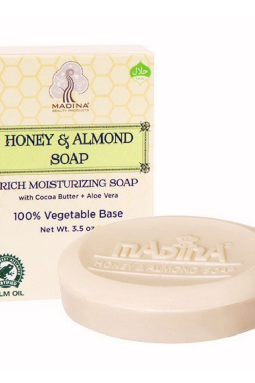 Madina Honey & Almond Soap with cocoa butter and aloe vera