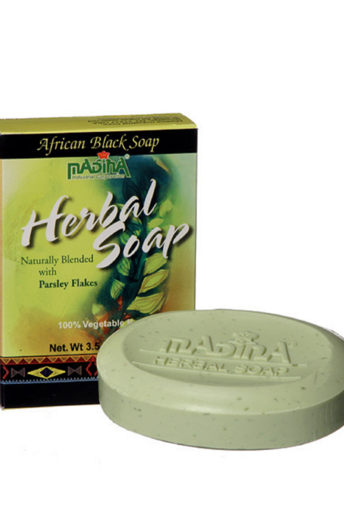 Madina Herbal Soap with Parsley Flakes