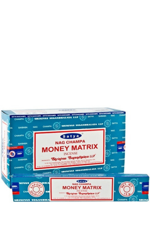 Satya Nag Champa Money Matrix Incense