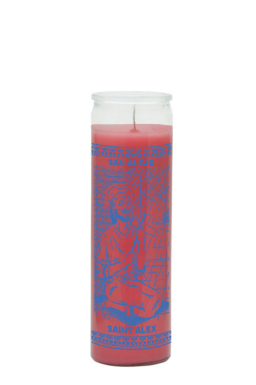 SAINT ALEX (Pink) 1 COLOR 7 DAY CANDLE