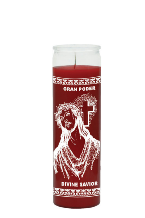 Divine savior (red) 1 color 7 day candle