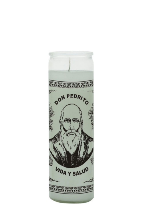 Don Pedrito (white) 1 color 7 day candle