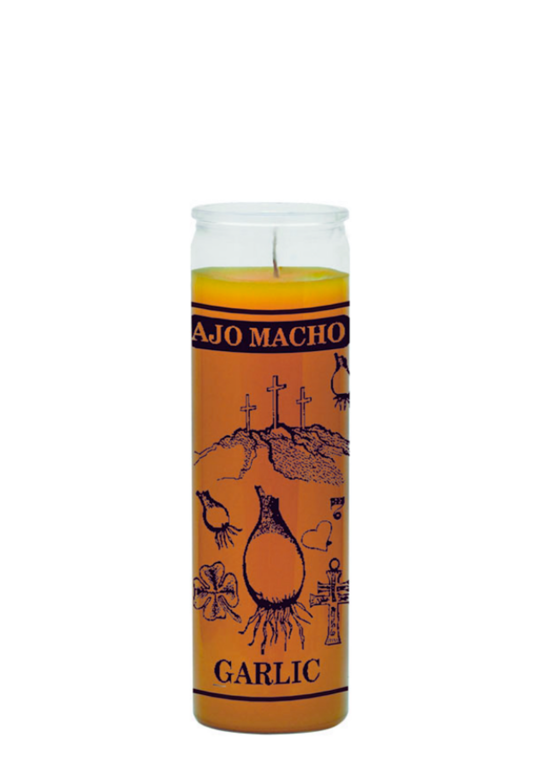 Garlic / ajo macho (gold) 1 color 7 day candle