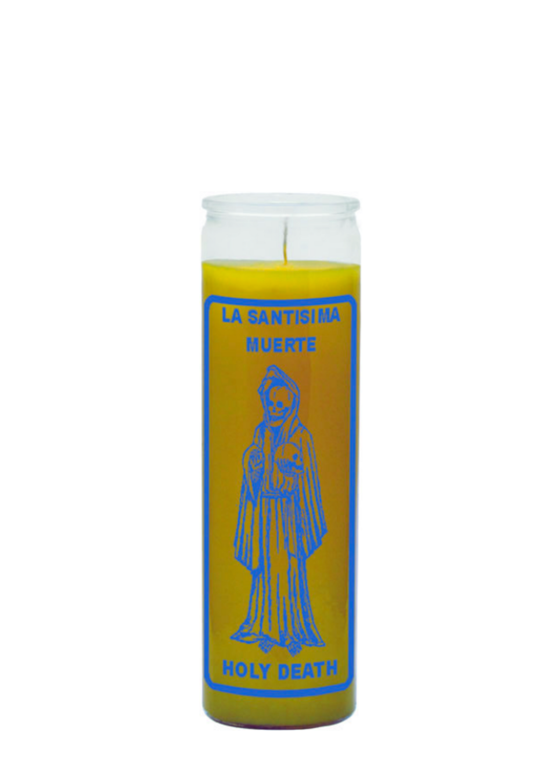 Holy death / la santisima muerte (yellow) 1 color 7 day candle