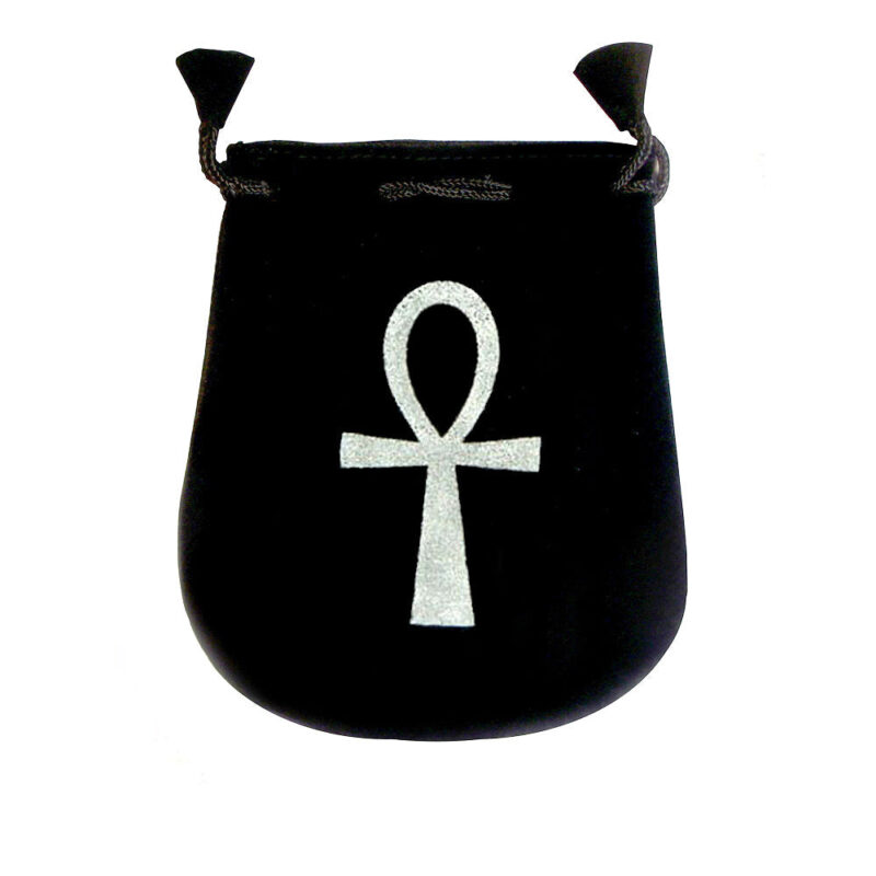 Velvet pouch - Ankh