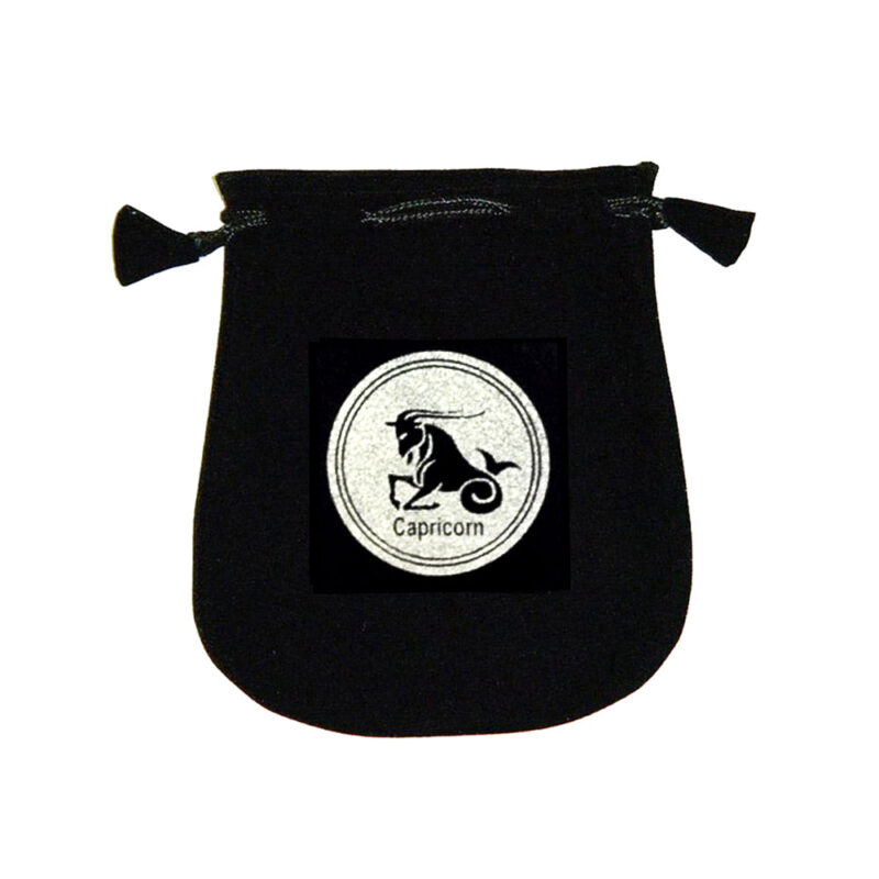 Velvet pouch - Capricorn