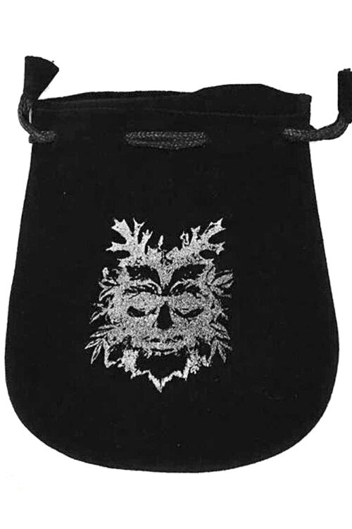 Velvet pouch – Green Man