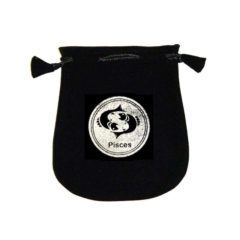 Velvet pouch - Pisces