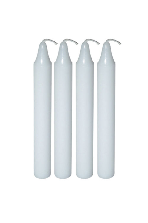 Mini Ritual Candle – White (Set of 4)