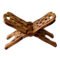 Wooden Book Holder - W/Handle 10"