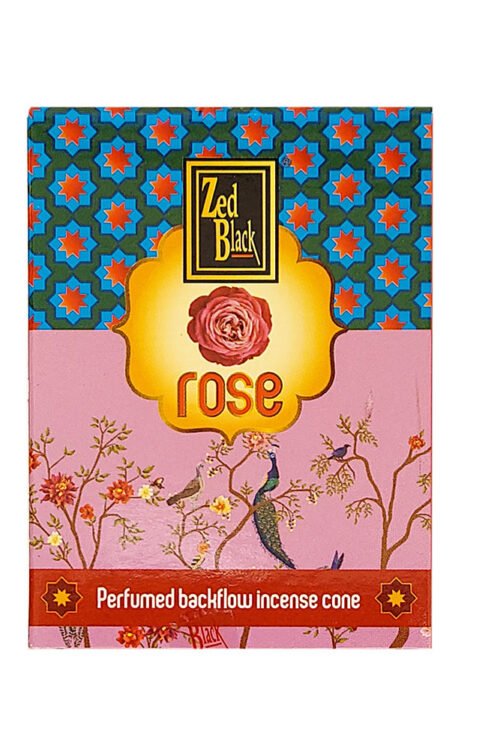 Zed Black Rose Dhoop Backflow Cones