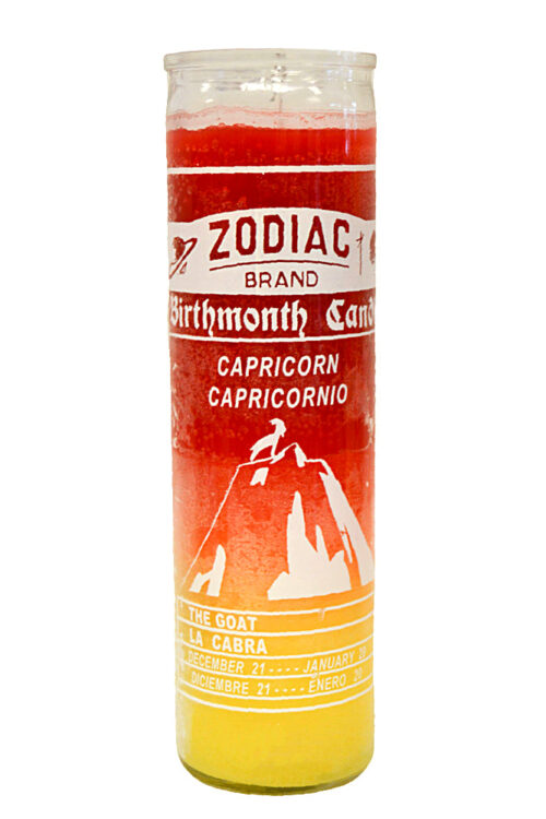 Zodiac Capricorn 7 Day Candle