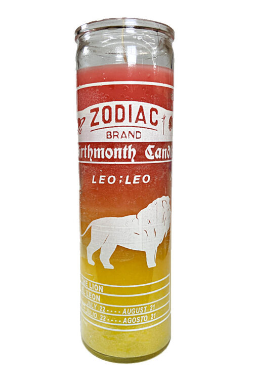 Zodiac Leo 7 Day Candle