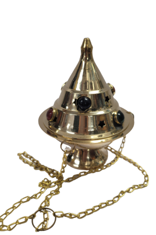 Brass Hanging Censer/Charcoal Incense Burner