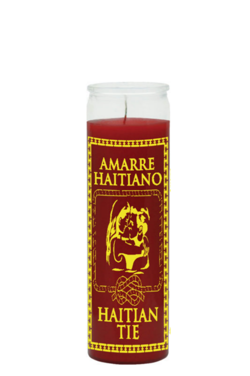 Haitian tie (red) 1 color 7 day candle