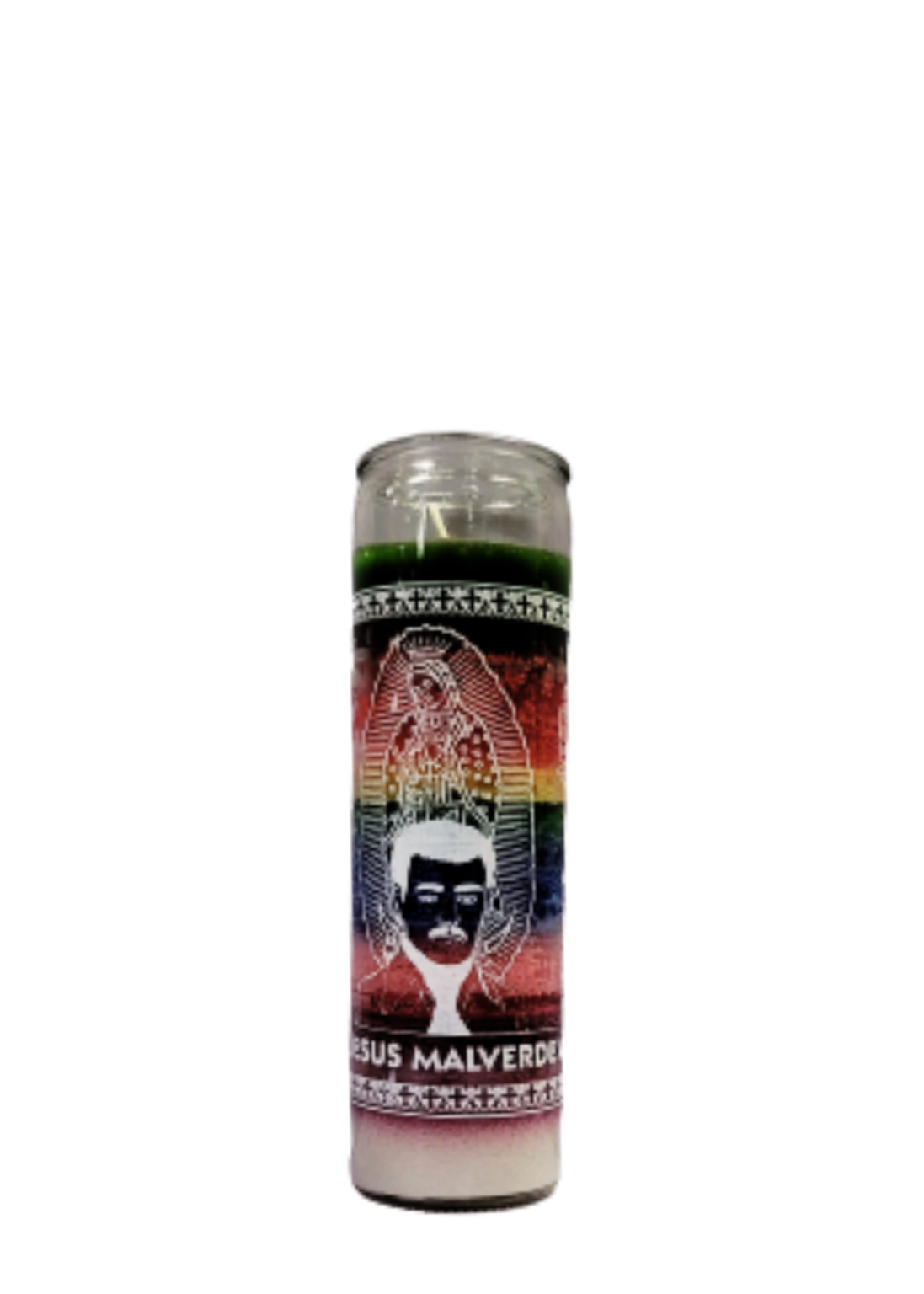 Jesus Malverde 7 Color Candle