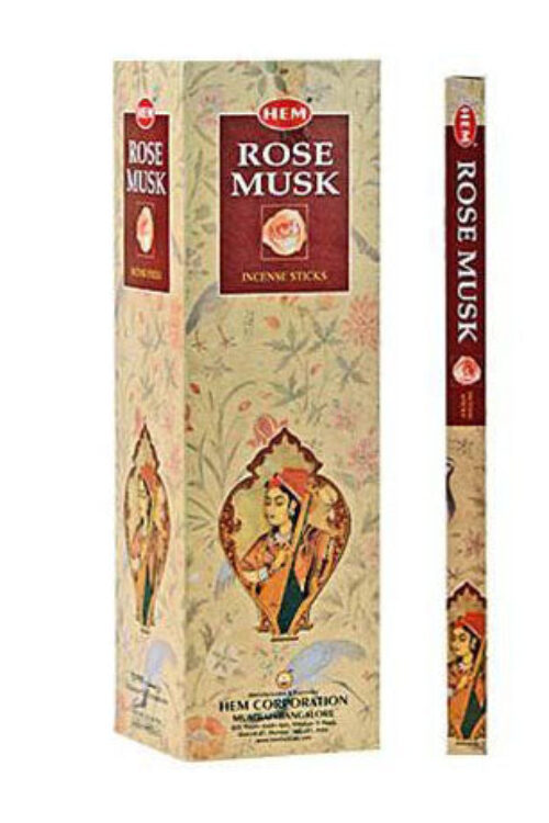 Large hem rose musk incense