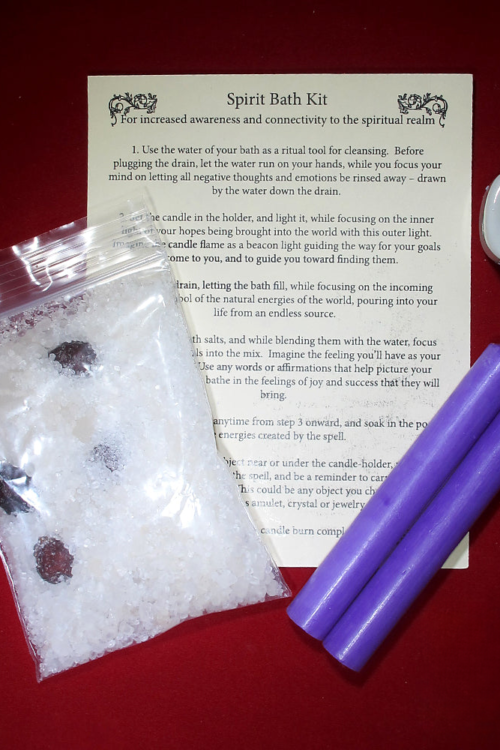 Spirit bath kit