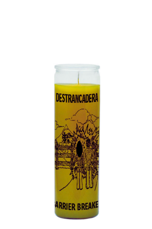 Barrier breaker yellow candle (yellow) 1 color 7 day candle